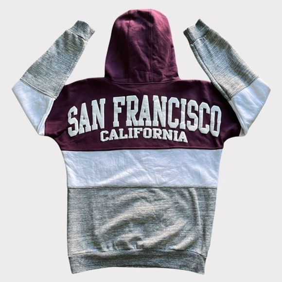 San Francisco California Spirit Jersey Hoodie‎ Size L/XL Block color - Picture 1 of 9